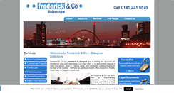 Desktop Screenshot of frederickandco.co.uk